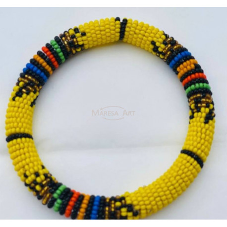 Yellow Massai bracelet