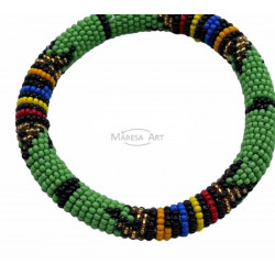 Bracelet Massai vert
