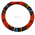 Orange Massai bracelet