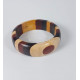 African bracelet in exotic wood