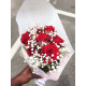 Bright red with white foliage 50 cm (07 stems)