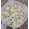 Bouquet of 30 white roses