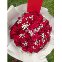45 red roses to offer