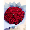 Bouquet de 30 roses rouges