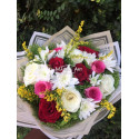 Bouquet multicolore 50 cm (12 tiges)