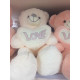 Grande peluche rose 1 mètre