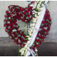 Heart-shaped spray with "Lily" base 70 cm