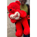 Grande peluche rouge 1 mètre