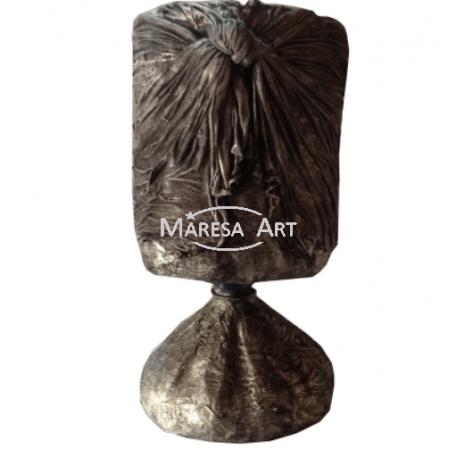 Vase recyclé drapé