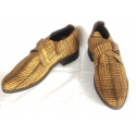 Woven straw shoe